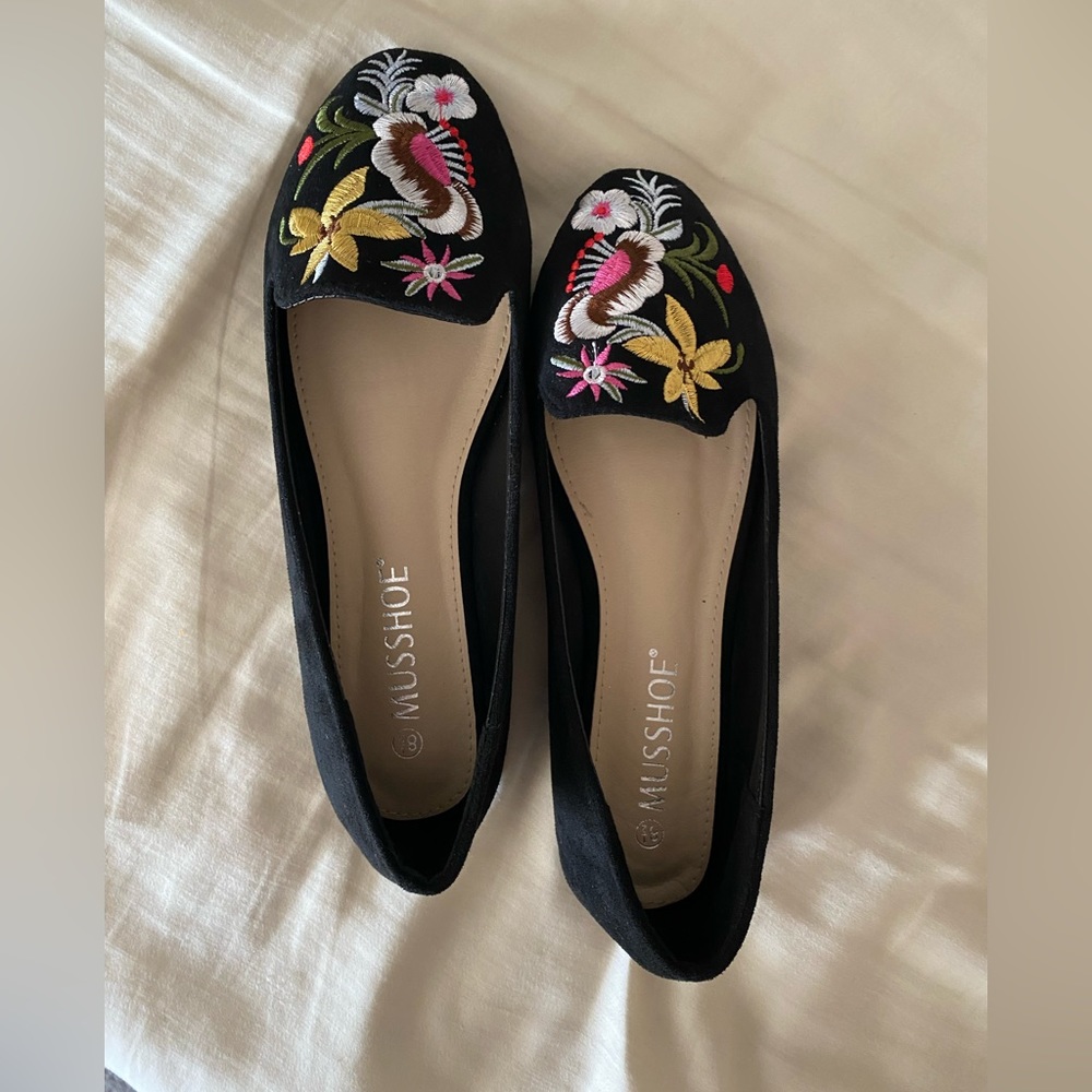 Musshoe Floral Flats